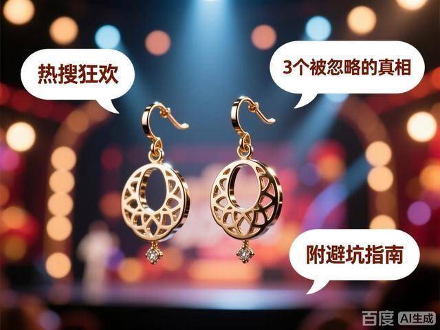 续两年带火小众款热搜狂欢背后藏着真相AG真人app王菲春晚耳环再炸屏：连(图4)